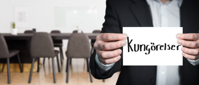 Meddelande om anslag: Byggnadstillsyn