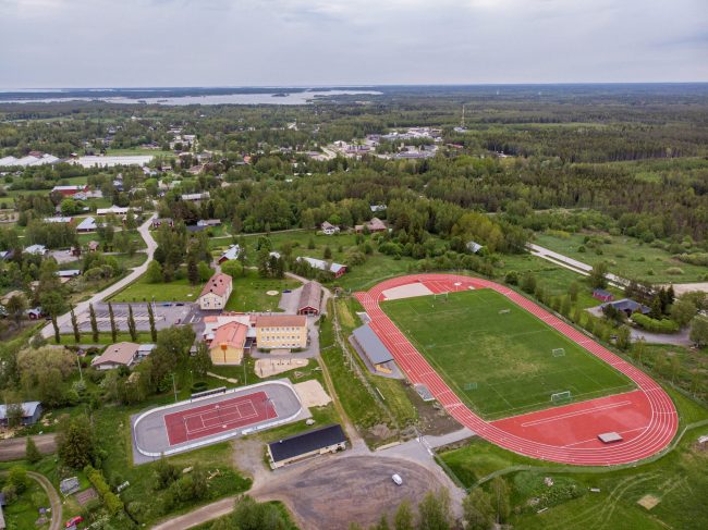 Bild av Korsnäs arena / Kuva Korsnäsin areenasta Bild av Korsnäs arena / Kuva Korsnäsin areenasta