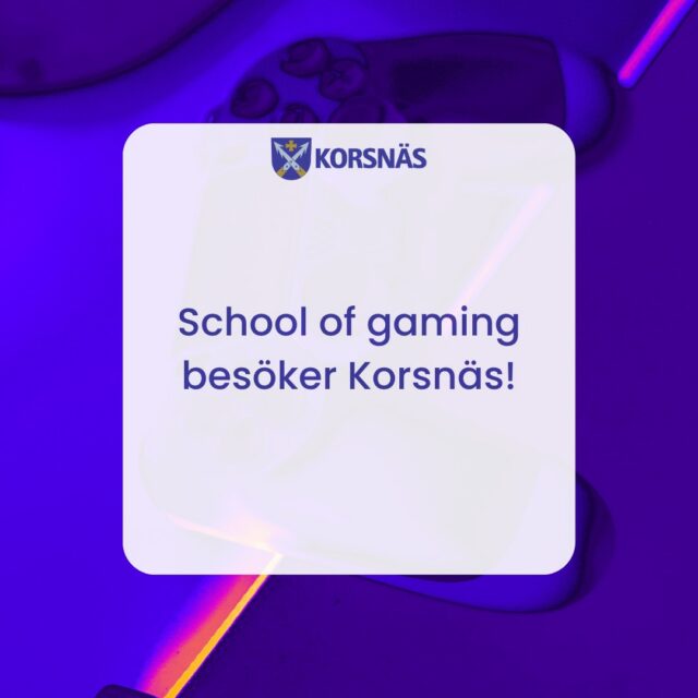 På måndag 29 juni mellan kl 12 - 20 besöker School of gaming  Korsnäs kommunbibliotek. 🎮👾

Välkomna att spela, bygga och utmana era vänner! Lär dig även om onlinesäkerhet och digikunskaper.

Fritt inträde och ingen anmälan!
