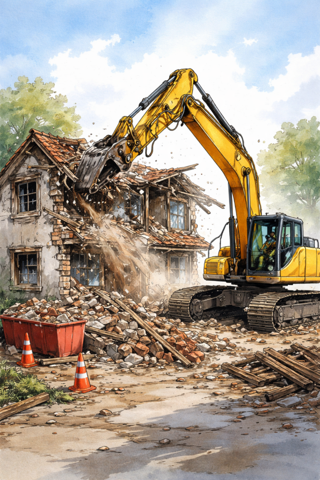 Upphandling: Rivning av gammal kommungård samt bostadsdel i Korsnäs kyrkby