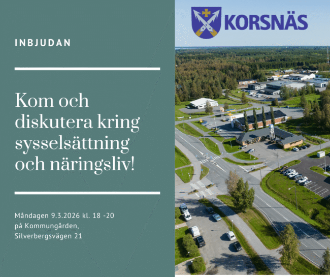 Diskussionskväll för sysselsättning och näringsliv
