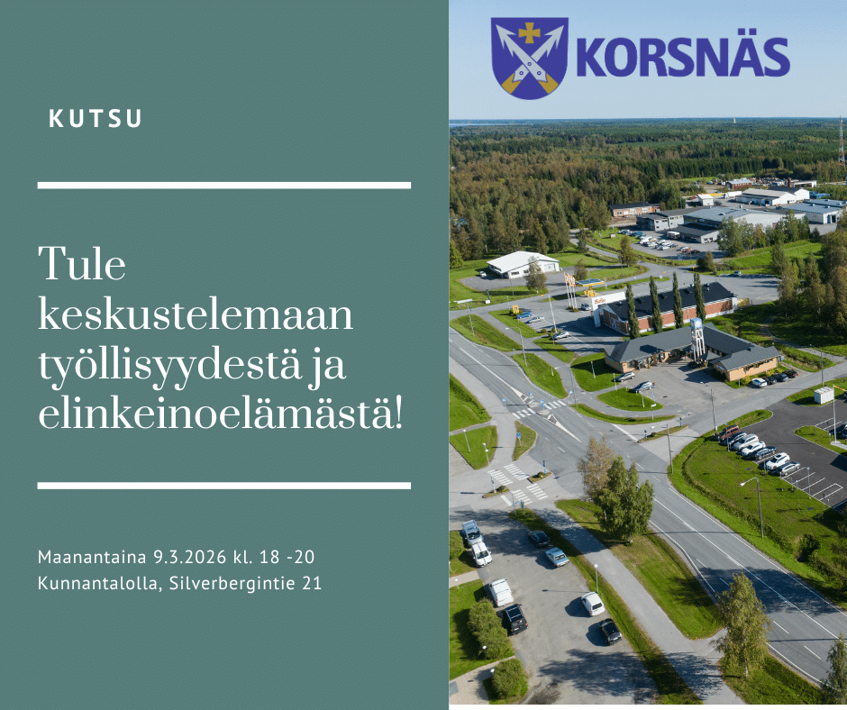 Tule keskustelemaan työllisyydestä ja elinkeinoelämästä!